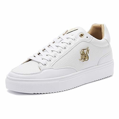 Place SikSilk Phantom Lux Hombres Blanco Zapatillas-UK 9