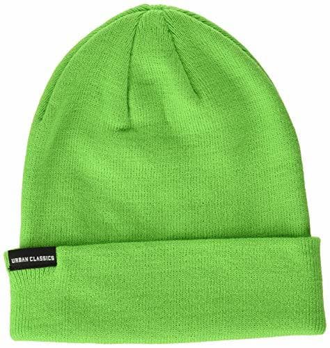 Producto Urban Classics Neon Long Beanie Gorro de Punto, Verde