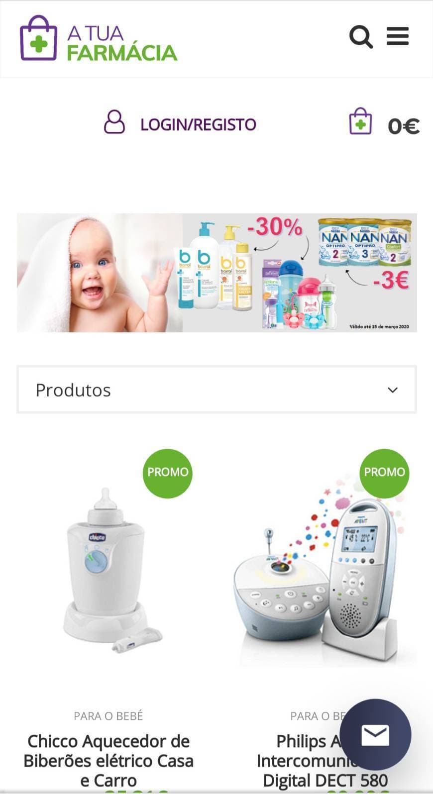 Producto Produtos bebé