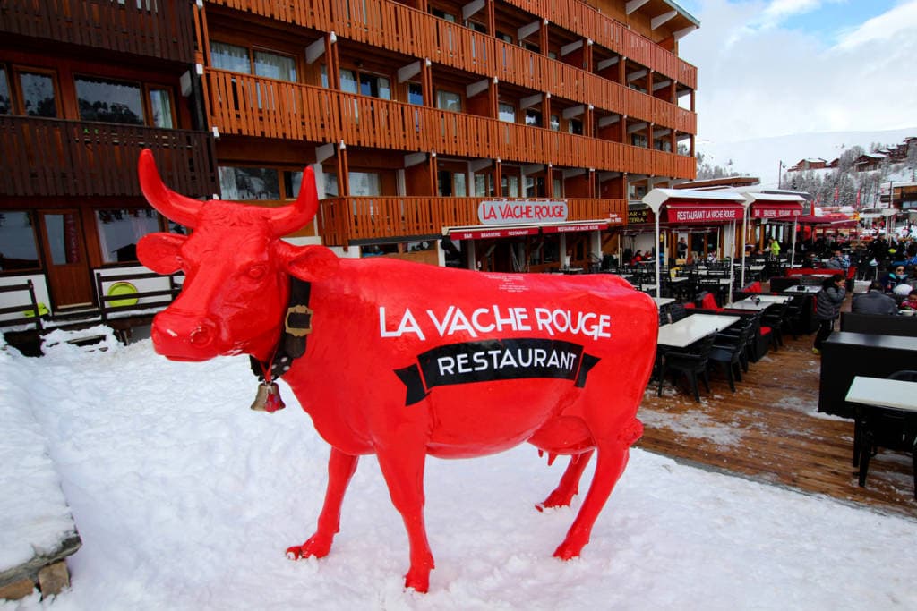 Lugar La vache rouge