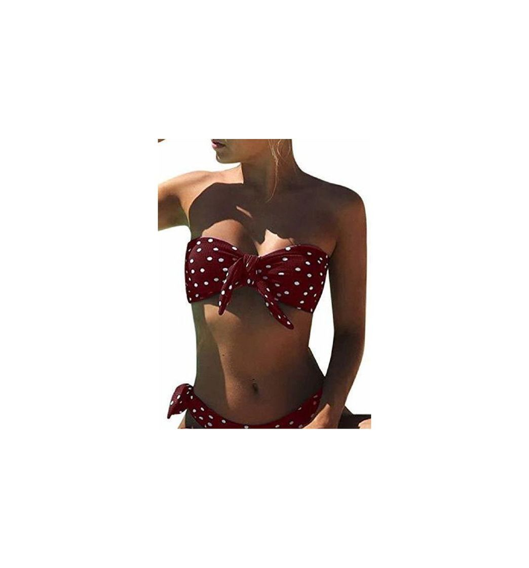 Product UMIPUBO Bikini Mujer Dos Piezas Ropa con Estampado de Lunares Push-Up Traje