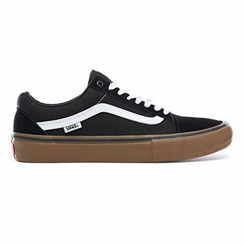 Fashion Vans Zapatillas Old Skool Pro Black/Gum/White 7 US-39 EUR