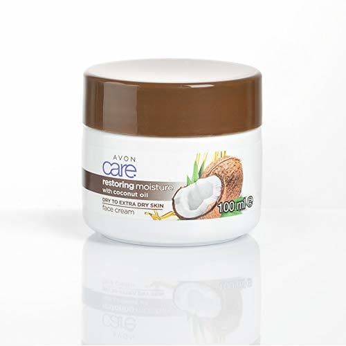 Beauty Avon Care que restaura la crema facial humectante con aceite de coco