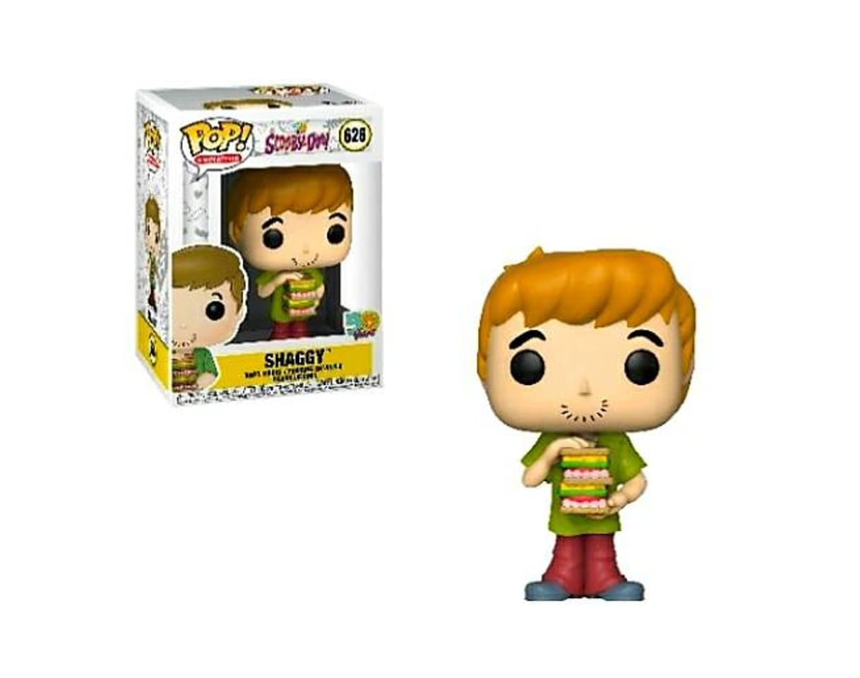 Juego Funko- Pop Figura de Vinilo: Animación: Scooby Doo-Shaggy w/Sandwich Coleccionable, Multicolor