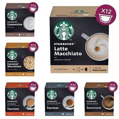 Producto STARBUCKS By Nescafe Dolce Gusto Variety Pack White Cup Coffee Pods