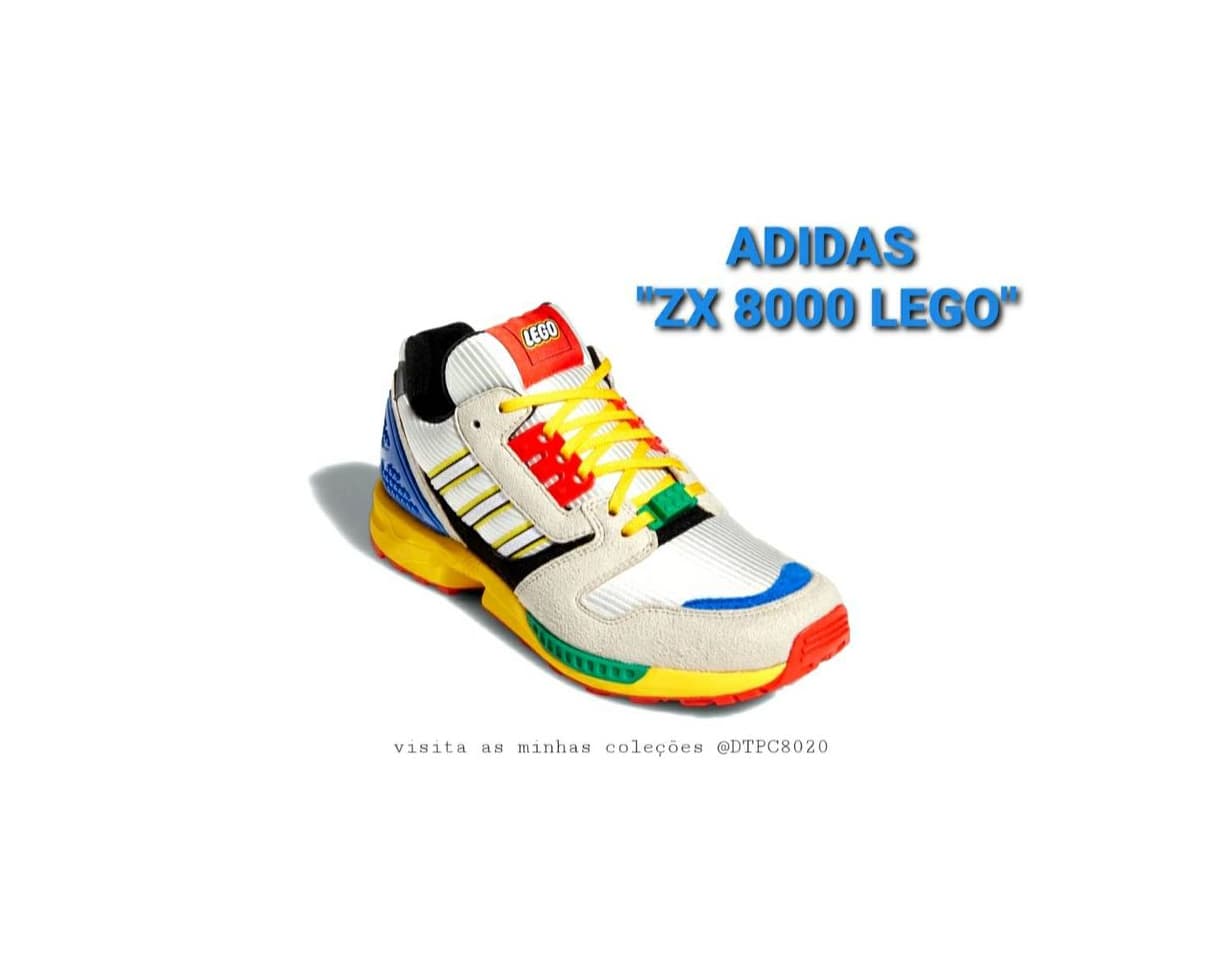 Moda Adidas Sapatos ZX 8000 LEGO - Amarelo