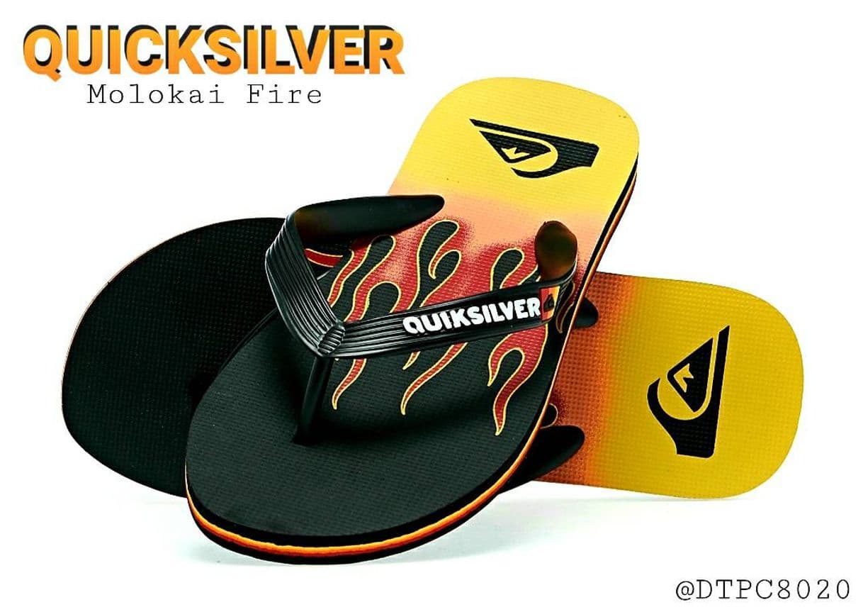 Producto Quiksilver Molokai Fire, Zapatos de Playa y Piscina para Hombre, Multicolor