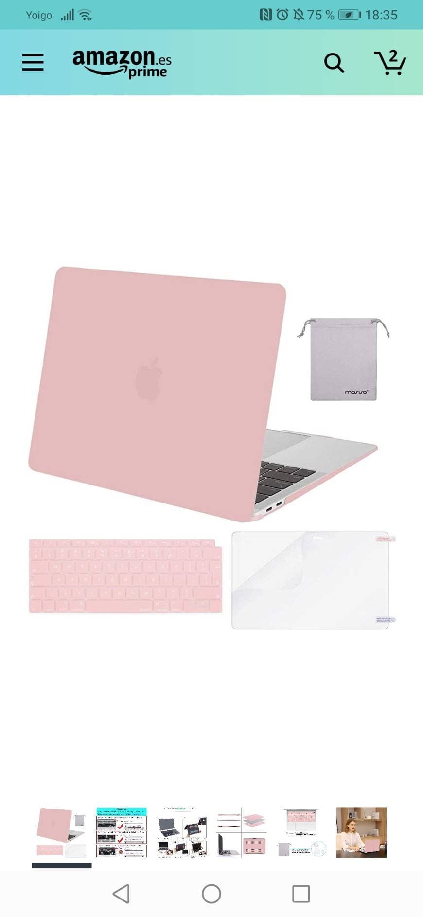 Producto Funda Mac Airbook 13"