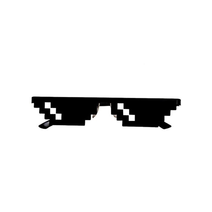 Product WalshK Thug Vida Gafas 8 bits Pixel Tratar con Gafas de Sol