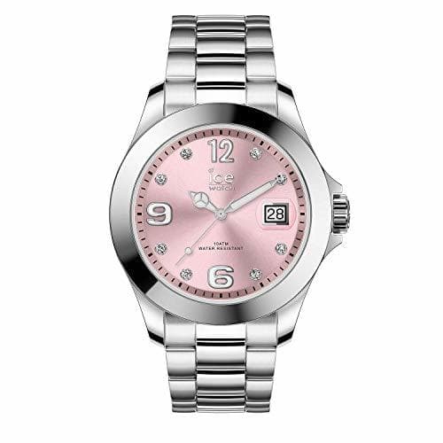 Fashion Ice-Watch - ICE steel Light pink with stones - Reloj soldi para