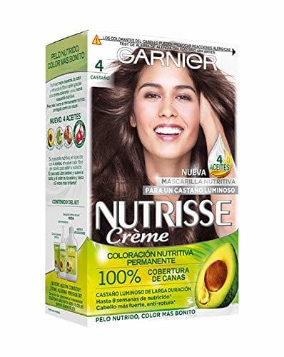 Producto Garnier Nutrisse Creme coloración permanente con mascarilla nutritiva de cuatro aceites