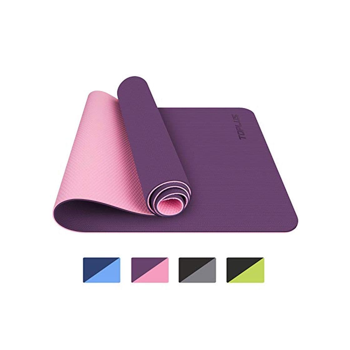 Producto Ollt TPE Yoga Mat Antideslizante Deportes Fitness Ejercicio Pilates Gym Colchonete para