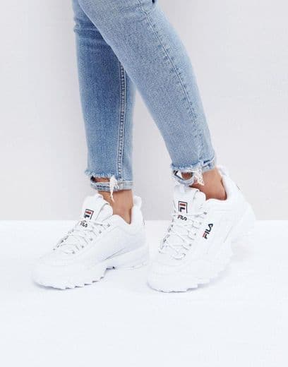 Moda Fila Disruptor Low Wmn, Zapatillas para Mujer, Blanco