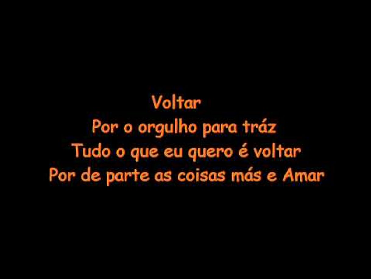 Canción D’ZRT - Querer Voltar