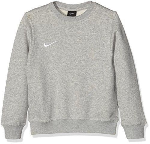 Fitness Nike Yth Team Club Crew - Sudadera para niño, Gris