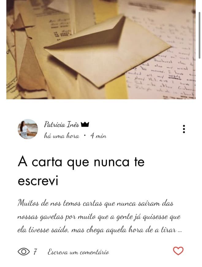 Fashion A carta que nunca te escrevi 🤍