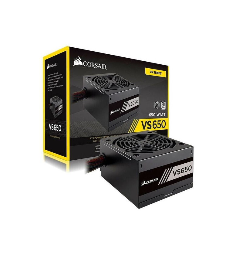 Product Fonte de alimentação Corsair VS650 80 Plus