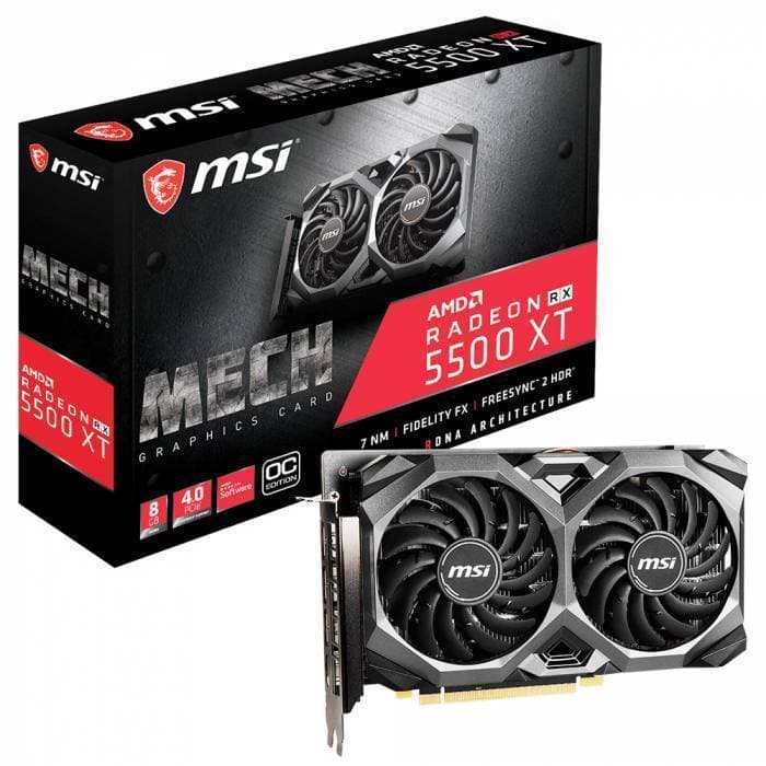 Producto AMD RADEON RX 5500XT