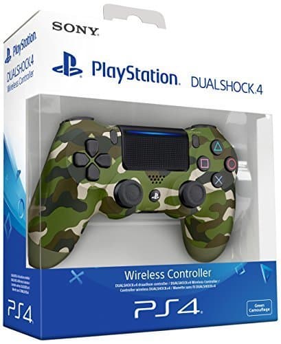 Electrónica Sony - Dualshock 4 V2 Mando Inalámbrico, Color Verde Camuflaje