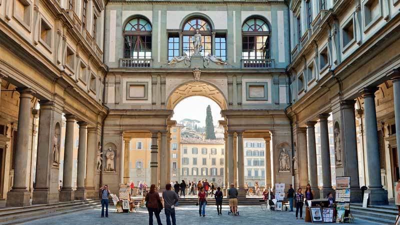 Lugar Galería de los Uffizi 