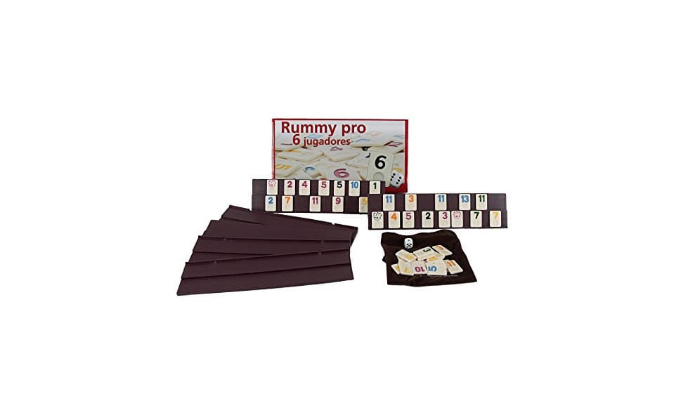 Producto Aquamarine Games - Rummy, 6 jugadores