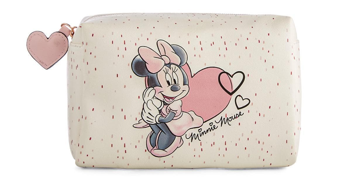 Fashion Bolsa maquilhagem Minnie Mouse creme | Acessórios | Beleza