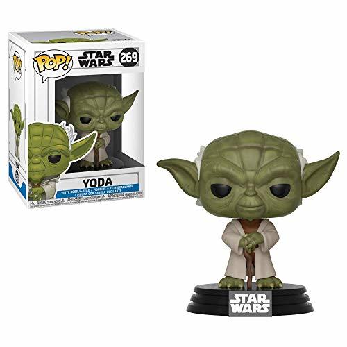 Juego Funko Star Wars Bobble-Head Figura Yoda Clone Wars Pop No