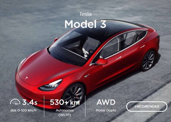 Fashion Tesla Model 3