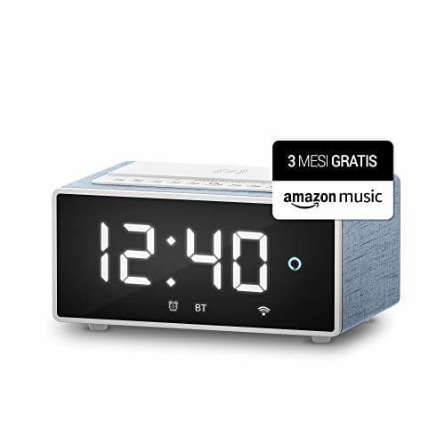 Electrónica Energy Sistem Reloj Despertador Digital con Alexa Integrado Smart Speaker Wake Up