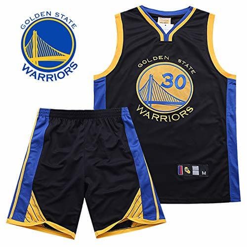 Producto Sport-Jerseys Warriors Juego De Bordado Real Curry 30th Traje De Baloncesto De