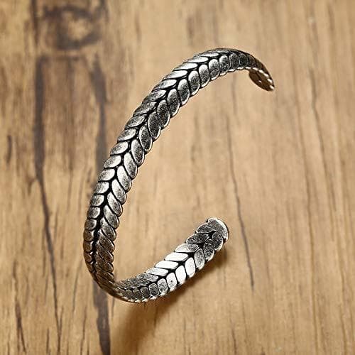 Producto NRJZSS Elegante Brazalete de Forma de Oreja de Trigo para Hombres Mujeres