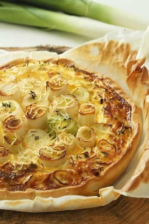 Moda Quiche de Alho Francês