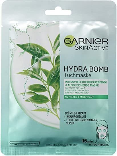 Lugar Mascarilla Garnier SkinActive Hydra Bomb, para piel normal y mixta, hidratante e