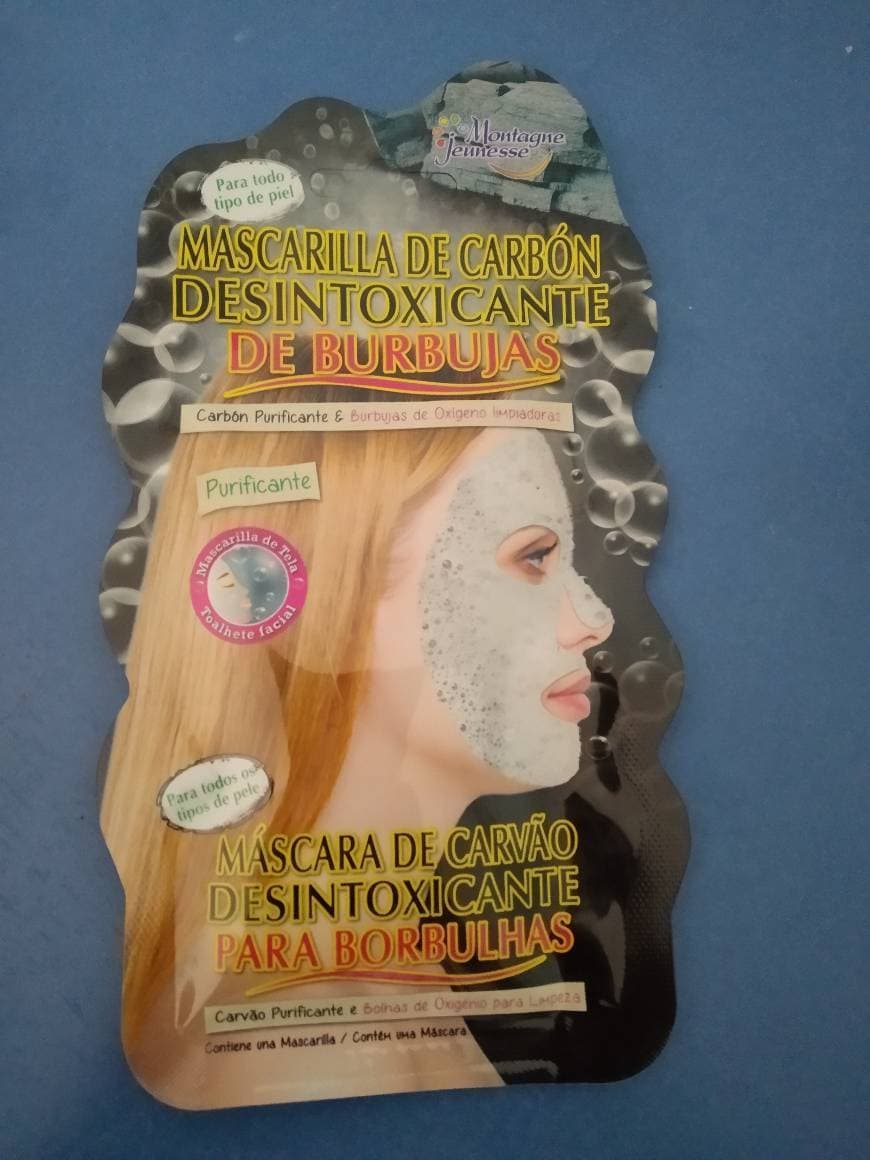 Producto MASCARILLA DE CARBÓN DESINTOXICANTE DE BURBUJAS