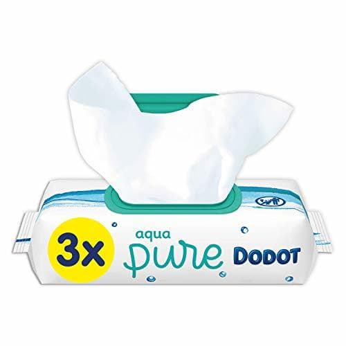 Place Dodot Aqua Pure Toallitas Bebé con 99% Agua - 3 Paquetes