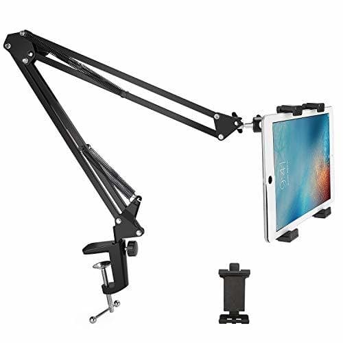 Product Soporte para Tableta y teléfono Celular Ajustable con Brazo de Acero Abrazadera