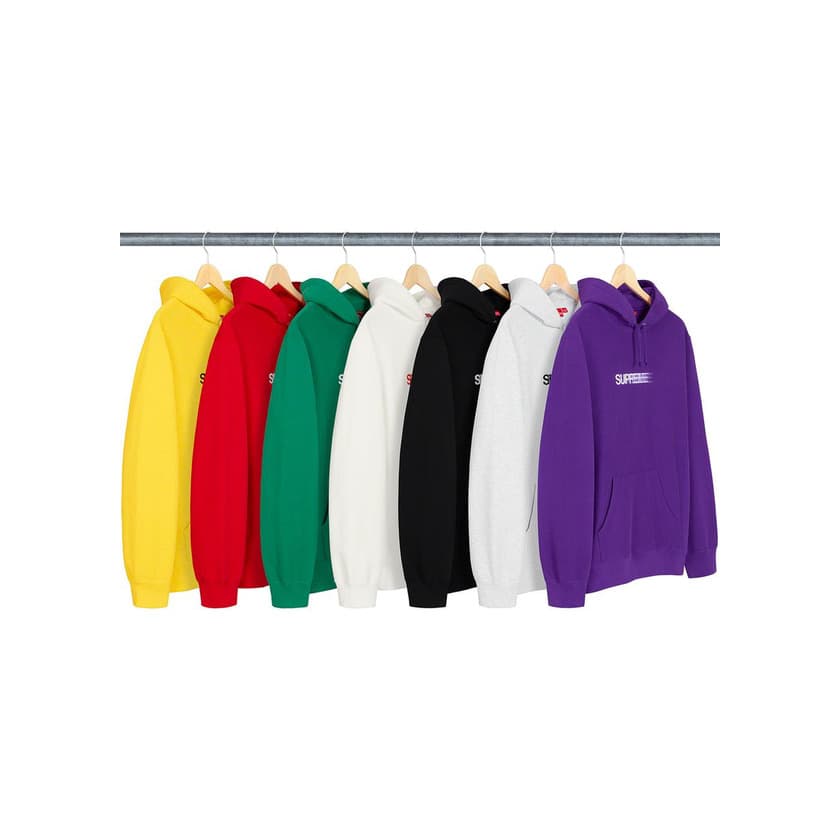 Product Supreme Motion Logo Hooded Sweatshirt Purple