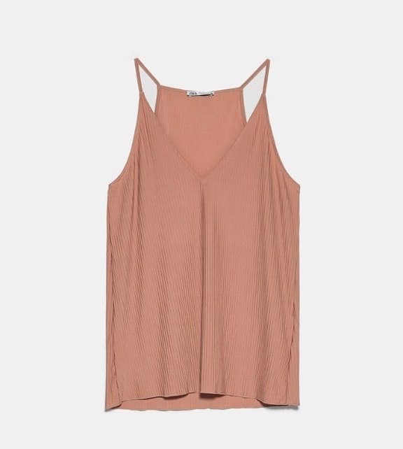 Fashion Top plissado Zara