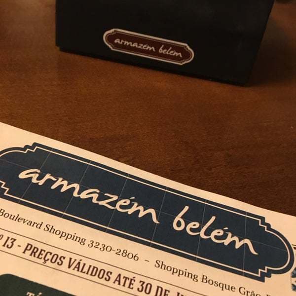 Restaurantes Armazém Belém Bosque Grão Pará