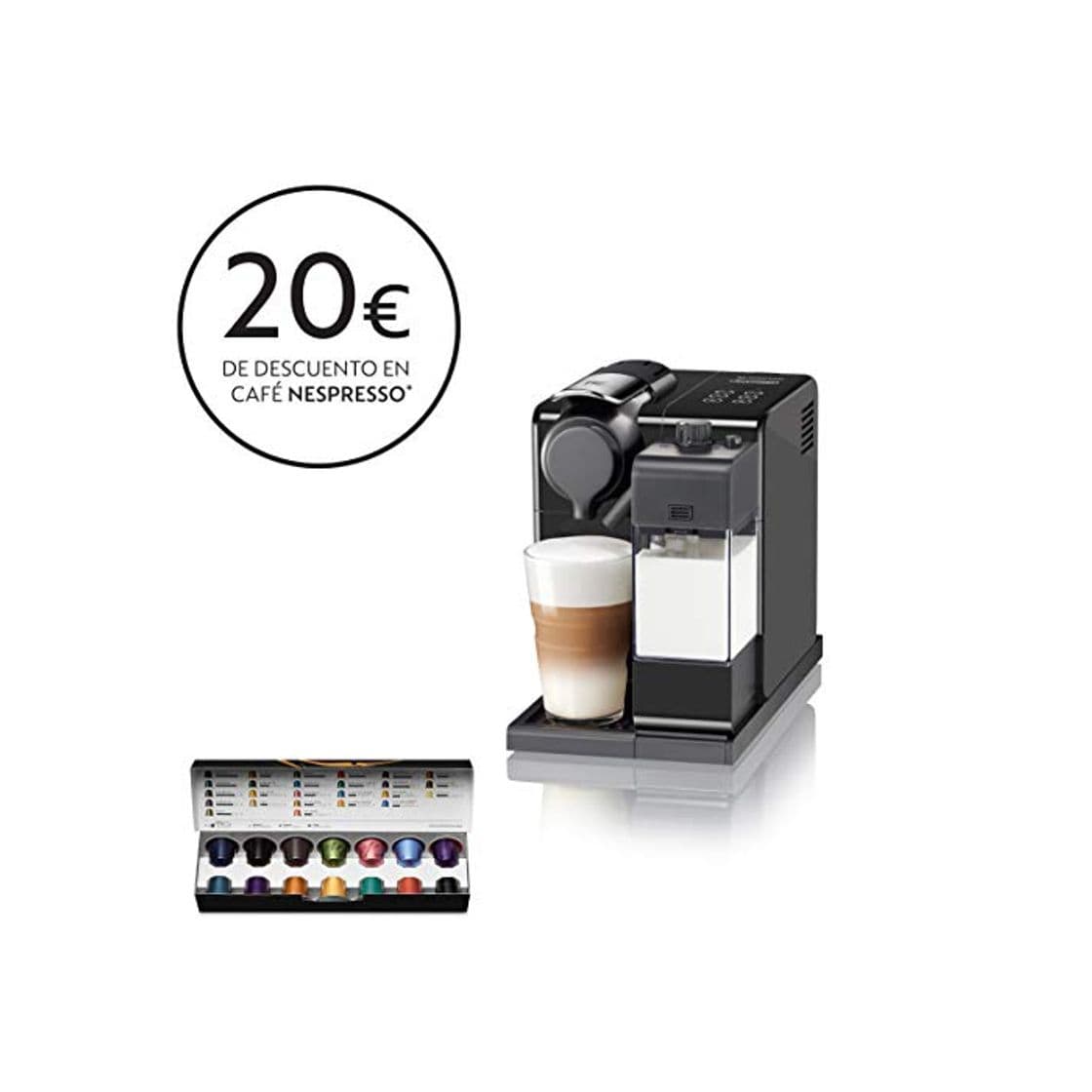 Product Nespresso De'Longhi Lattisima Touch Animation EN560.B - Cafetera monodosis de cápsulas Nespresso