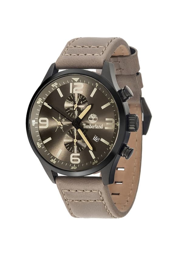 Product Timberland Rutherford Reloj para Hombre Analógico de Cuarzo con Brazalete de Piel