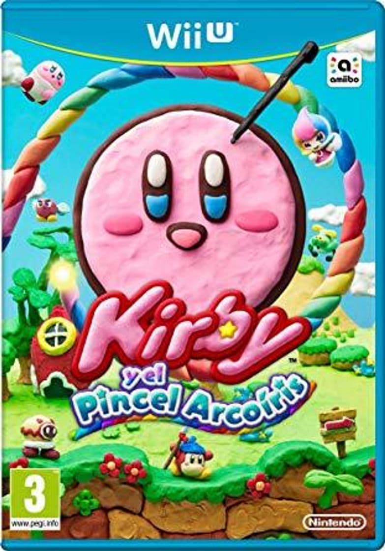 Videojuegos Kirby y el pincel arcoíris