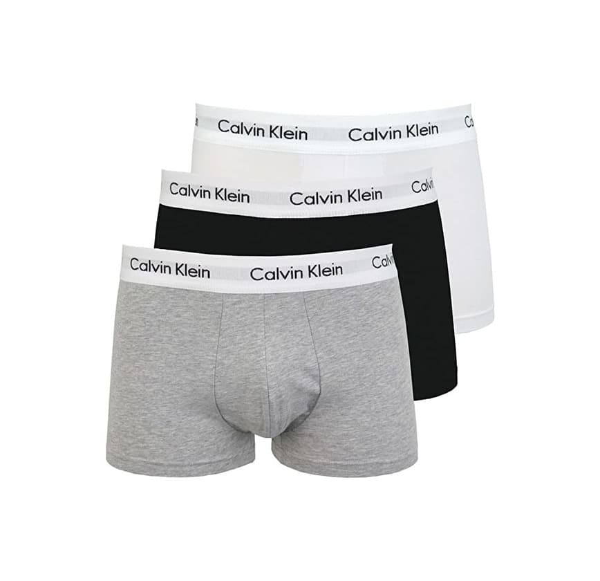 Moda Calvin Klein 3p Low Rise Trunk Bóxer, Multicolor