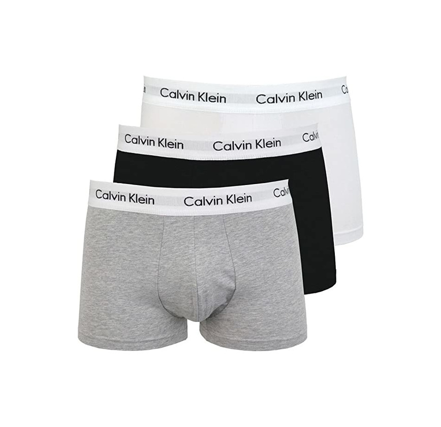 Fashion Calvin Klein 3p Low Rise Trunk Bóxer, Multicolor