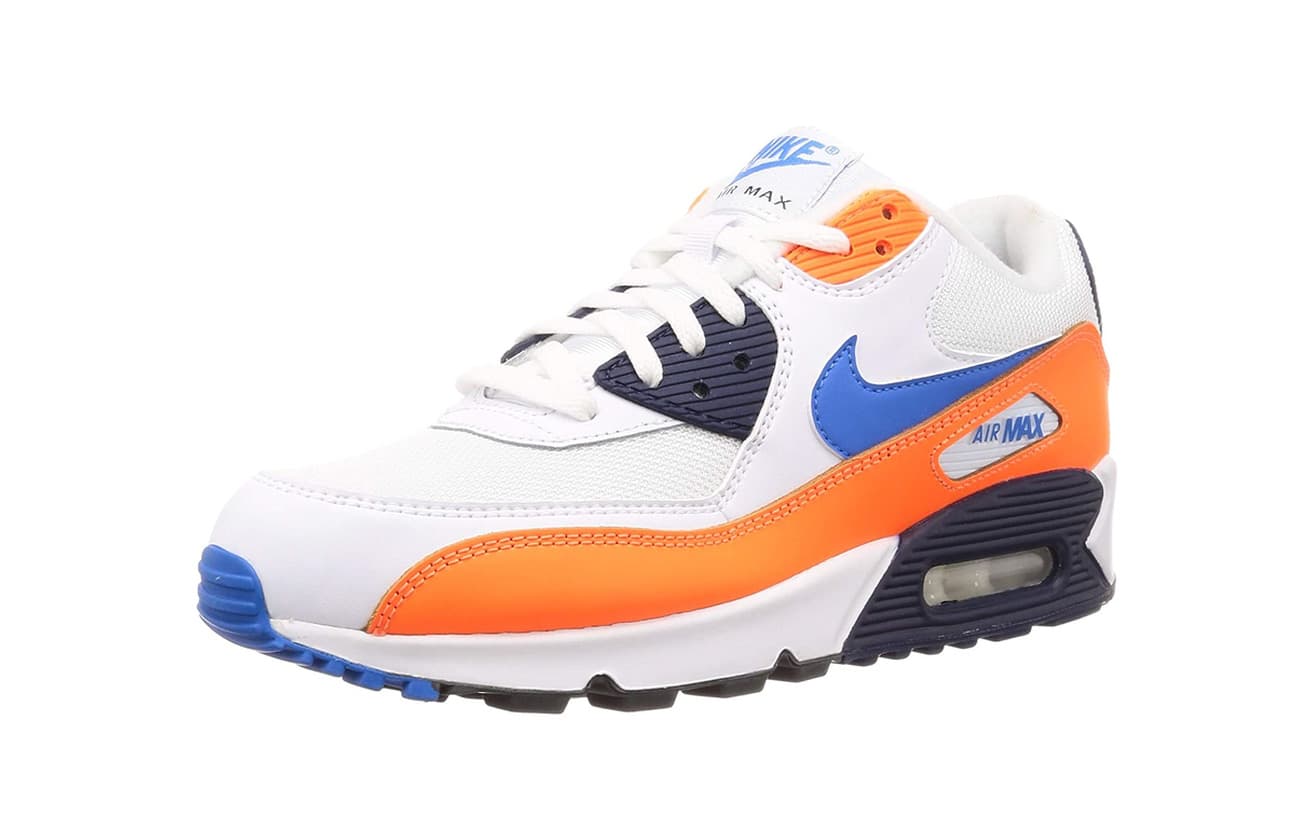 Producto Nike Air MAX 90 Essential, Zapatillas de Gimnasia para Hombre, Blanco