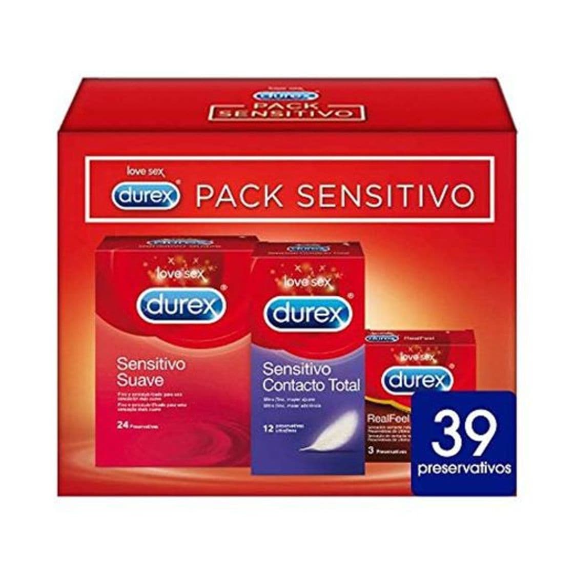 Belleza Durex Pack Preservativos Sensitivo Suave