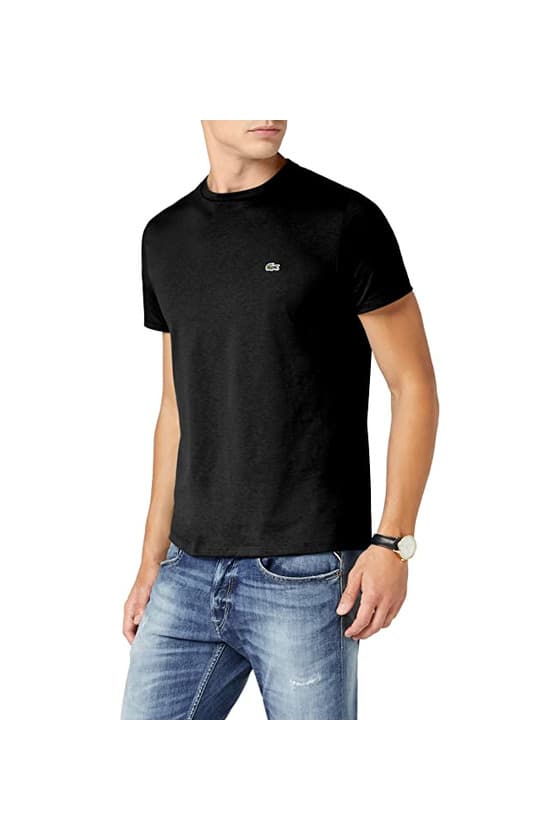 Moda Lacoste TH7618, Camiseta para Hombre, Azul