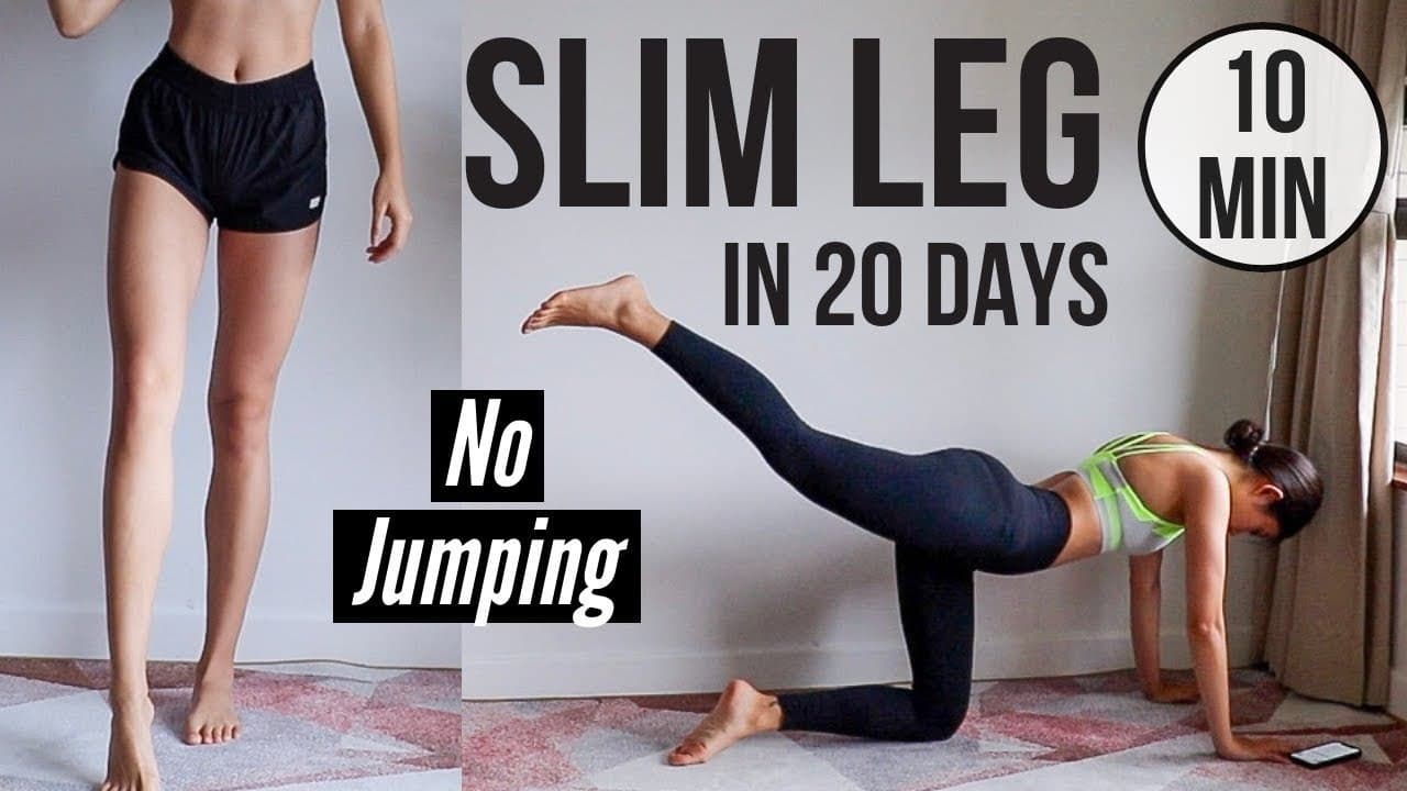 Moda SLIM LEGS IN 20 DAYS! 10 min No Jumping Quiet Home Workout ...