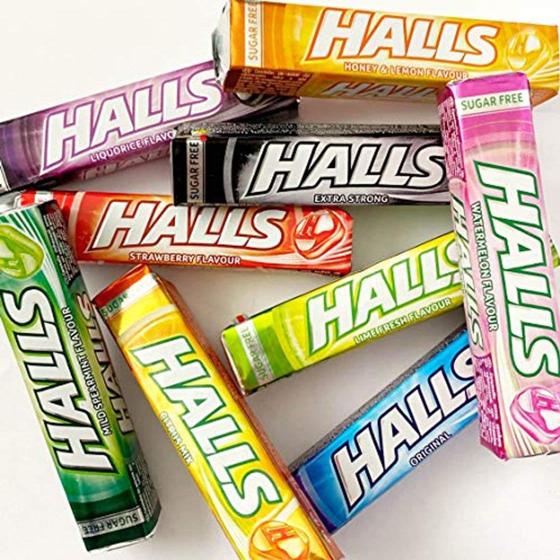 Product Halls Sin Azúcar Pack COMPLETO 9 sabores x 32 g