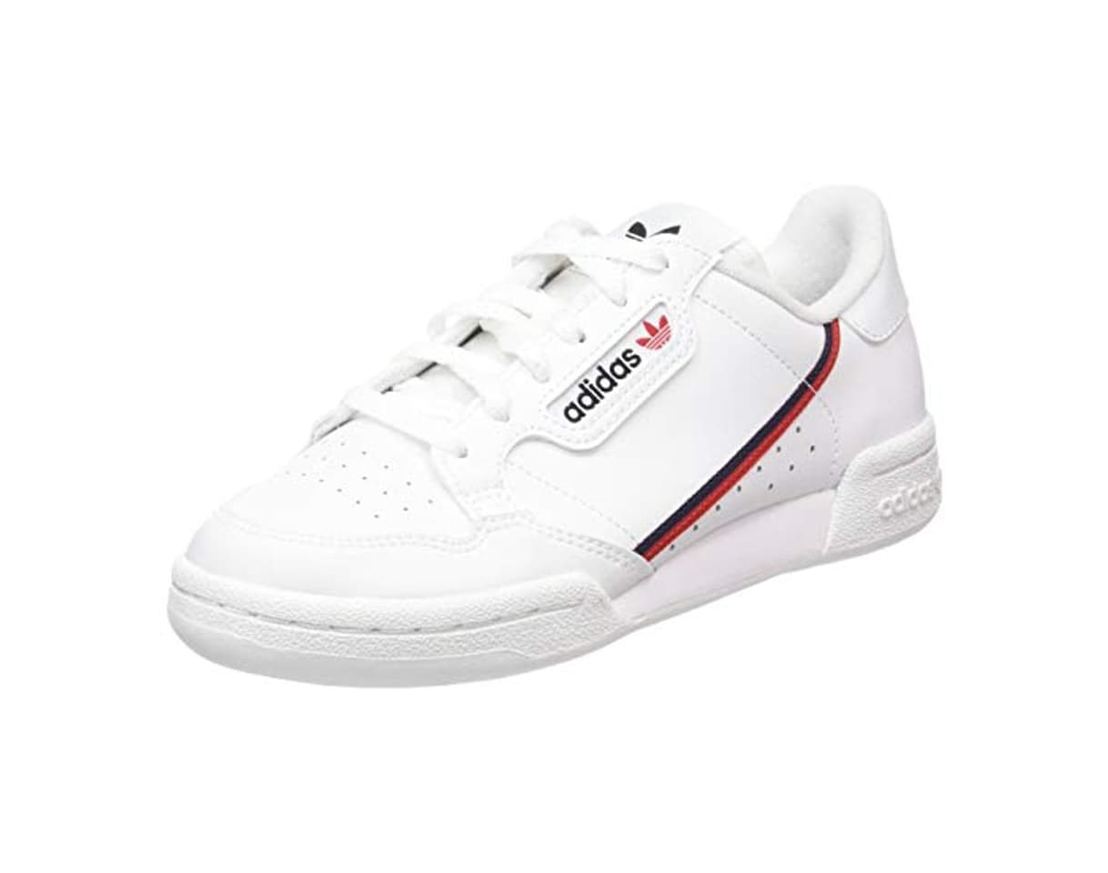 Moda Adidas Continental 80 J, Zapatillas de Deporte Unisex para Niños, Blanco